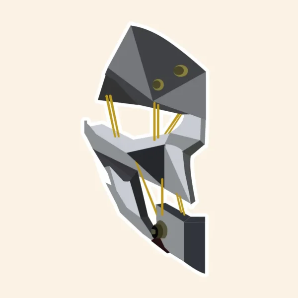 Dishonored Broken Mask Sticker