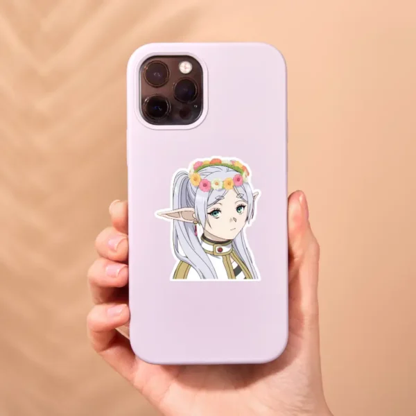Frieren Flower Head Sticker 1