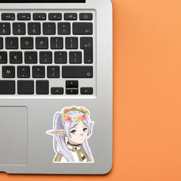 Frieren Flower Head Sticker 2