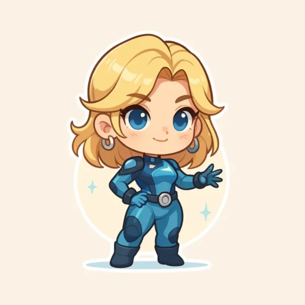 Invisible Woman Marvel Rivals Sticker