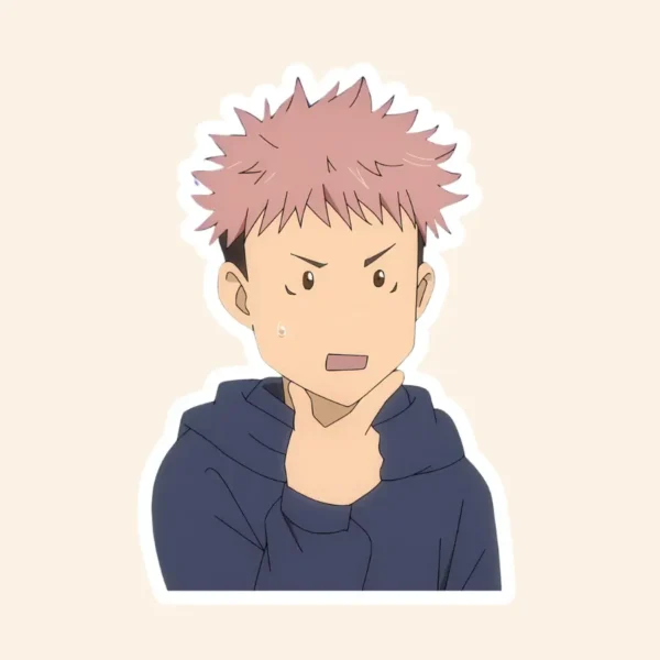 Itadori Yuji Thinking Sticker