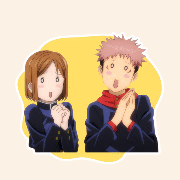 Itadori and Nobara Sticker