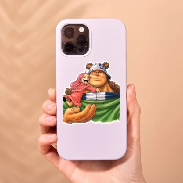 Kuma and Bonney One Piece Sticker 1