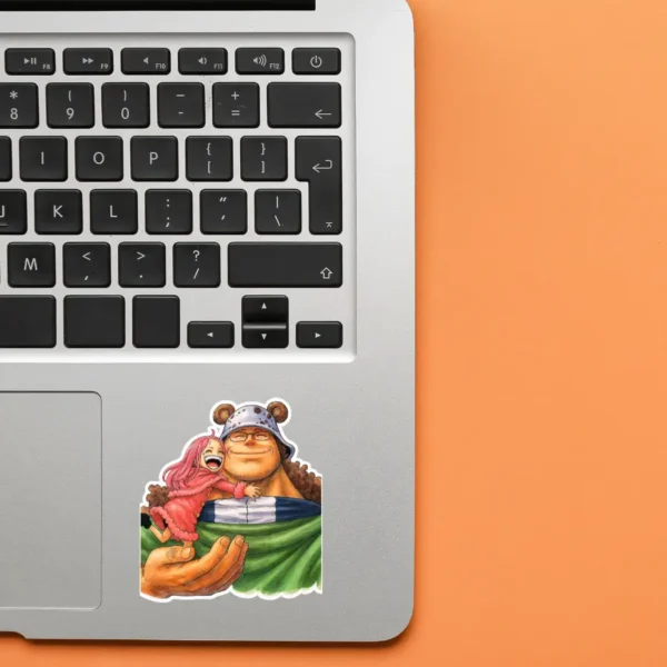 Kuma and Bonney One Piece Sticker 2