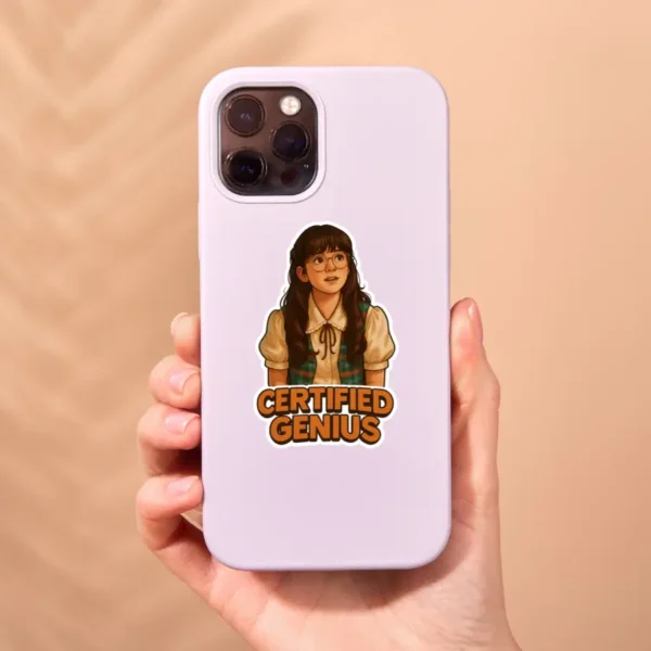 Suzie The Certified Genius Stranger Things Sticker 1