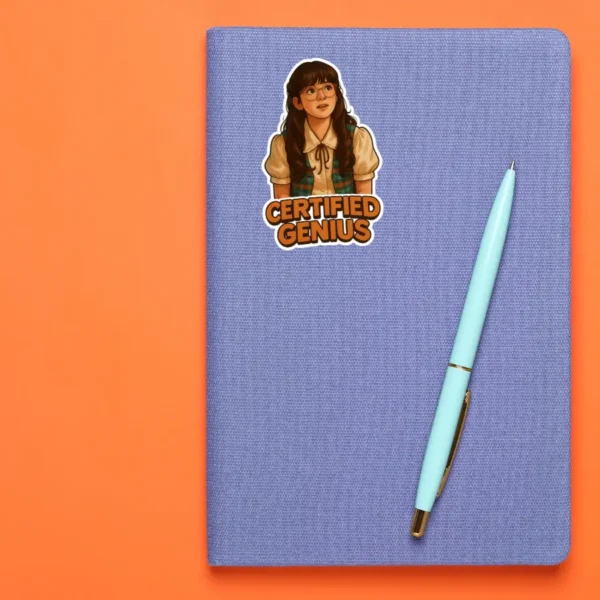 Suzie The Certified Genius Stranger Things Sticker 2