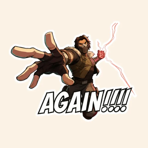 Winter Soldier Again!! Marvel Rivals Sticker