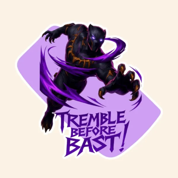 Marvel Rivals Black Panther Ultimate Line Sticker