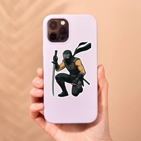 Ninja Gaiden Ryu Illustration Sticker - Image 2