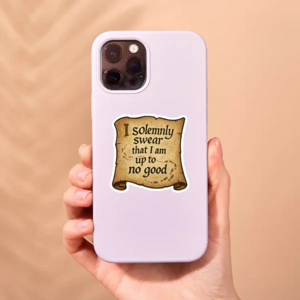 Harry Potter I Solemnly Swear I am Upto No Good Sticker 1