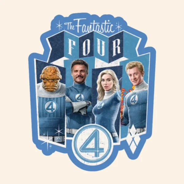 The Fantastic Four The First Steps Sticker